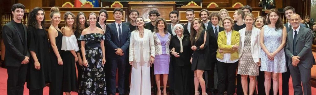 Grande festa, stamattina al Senato della Repubblica Italiana, per Lina Wertmuller e per il Centro Sperimentale di Cinematografia