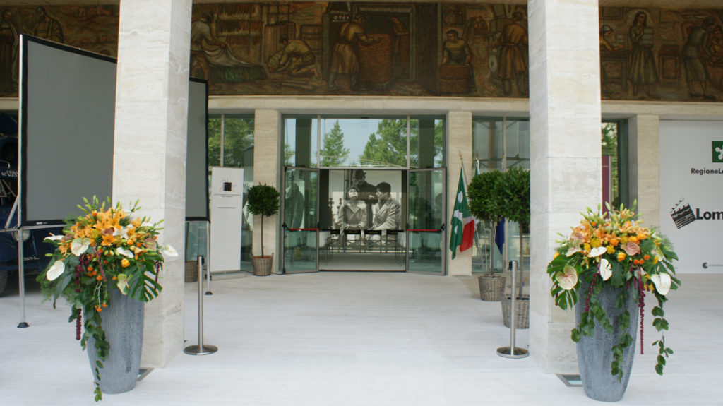 Ingresso della nuova sede del CSC Lombardia