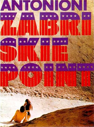 Manifesto di "Zabriskie Point" di Michelangelo Antonioni (1970)