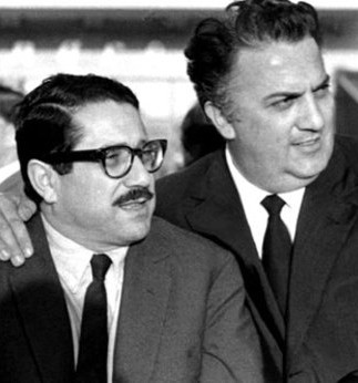 Ennio Flaiano con Federico Fellini