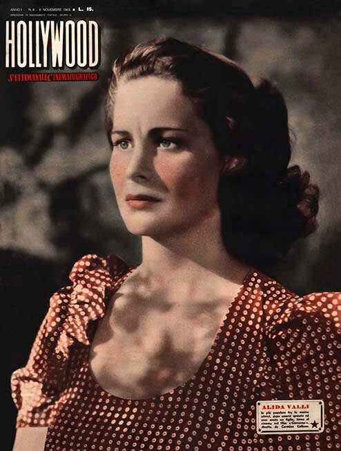 Mostra Fondo Alida Valli - Hollywood n. 8, 6 novembre 1945
