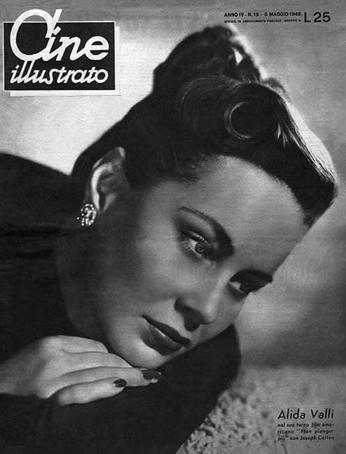 Mostra Fondo Alida Valli - Cine illustrato n. 19, 9 maggio 1948