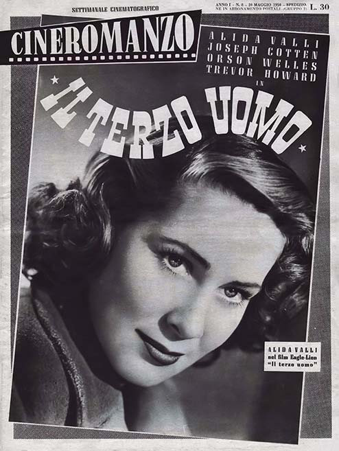 Mostra Fondo Alida Valli - Cineromanzo n. 9, 20 maggio 1950