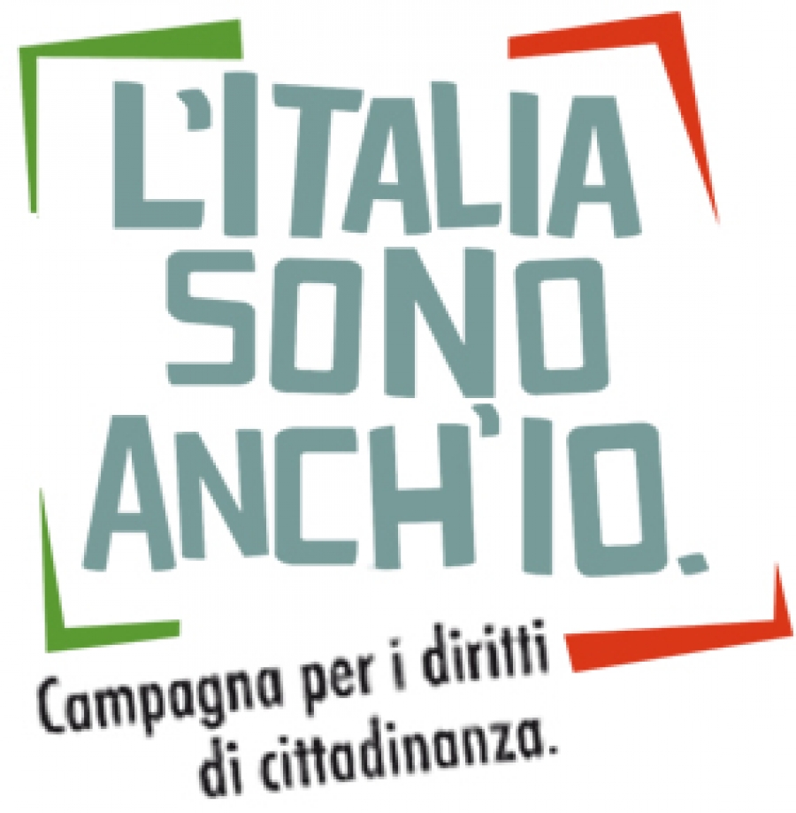 Logo della campagna "L'Italia sono anch'io"