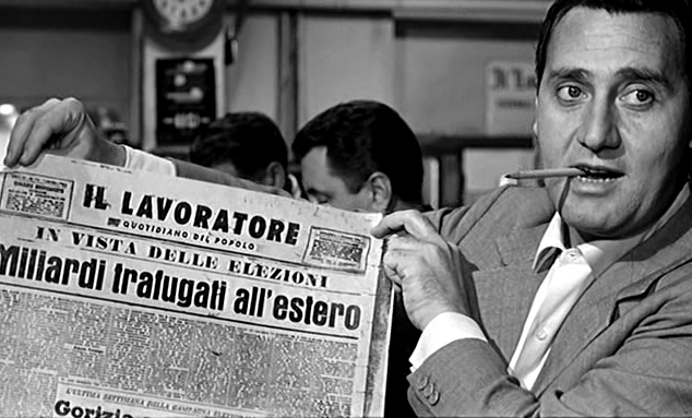 Alberto Sordi in "Una vita difficile" di Dino Risi