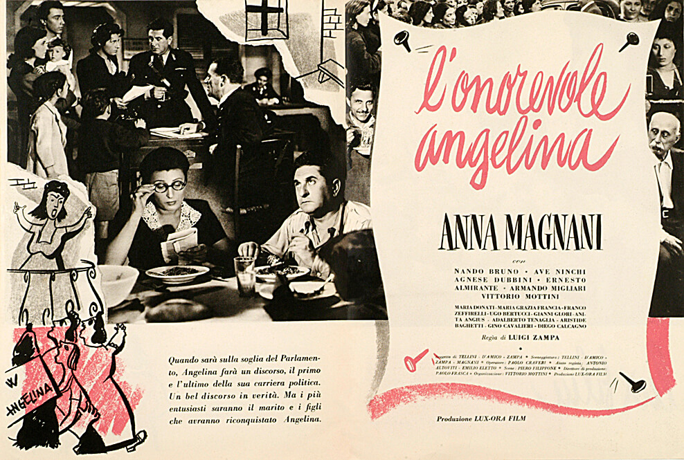 Mostra iconografica Pressbook - L'onorevole Angelina 1947
