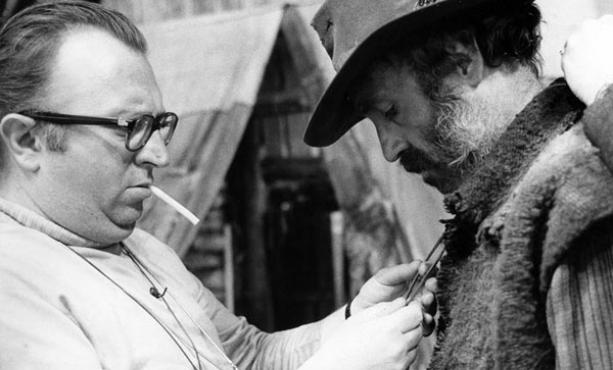 Sergio Leone sul set