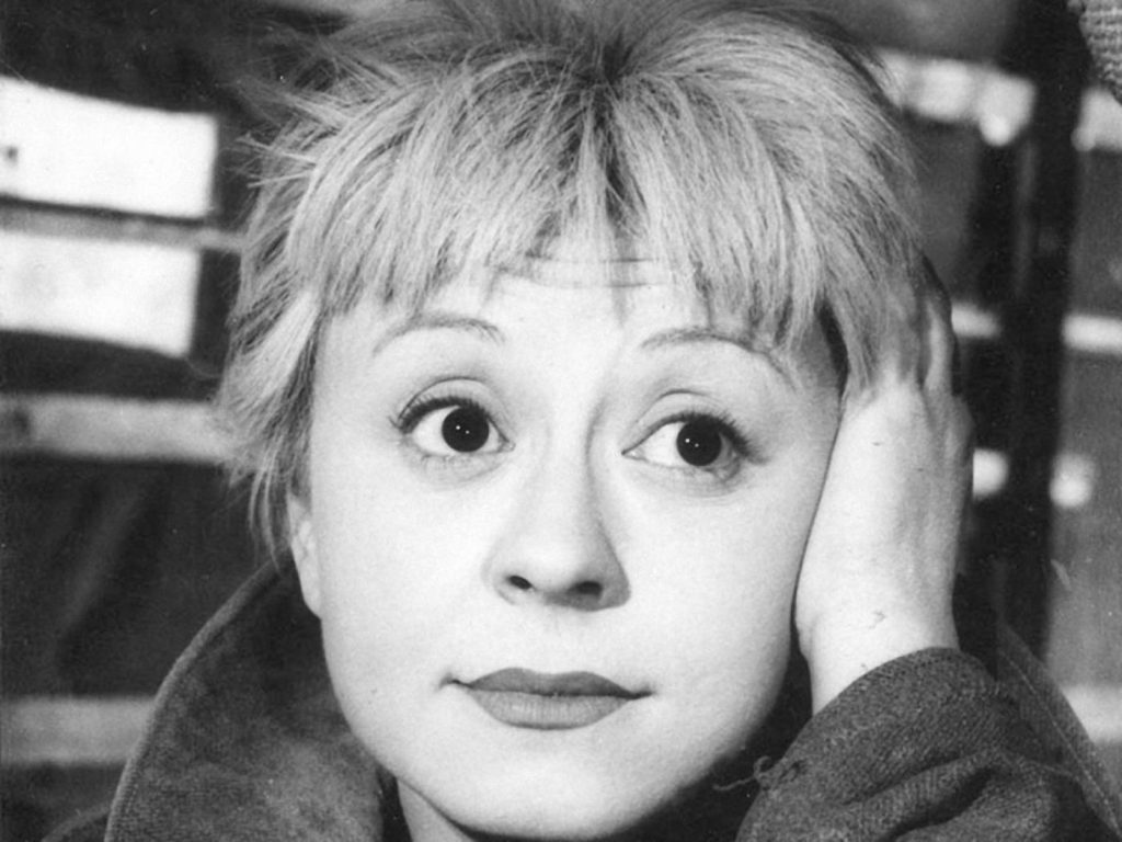 Giulietta Masina in "La strada" di Federico Fellini (1954)