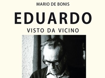 Copertina del libro di Mario De Bonis "Eduardo visto da vicino"