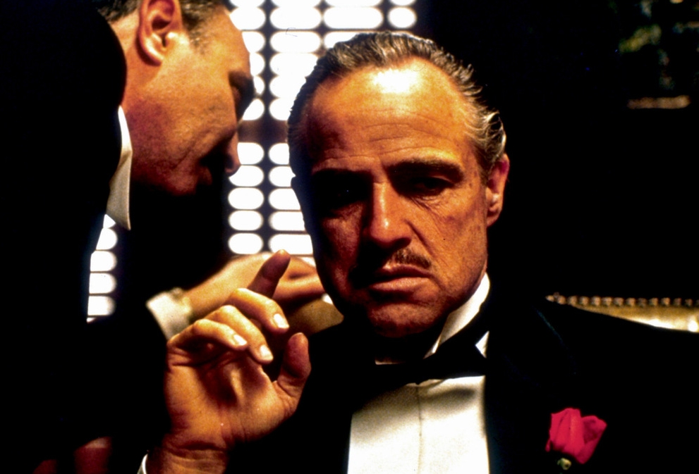 Marlon Brando in "Il padrino" di Francis Ford Coppola (1972)