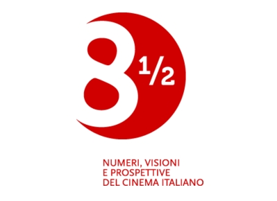 Logo della rivista "8½ Numeri, visioni e prospettive del cinema italiano", diretta da Gianni Canova