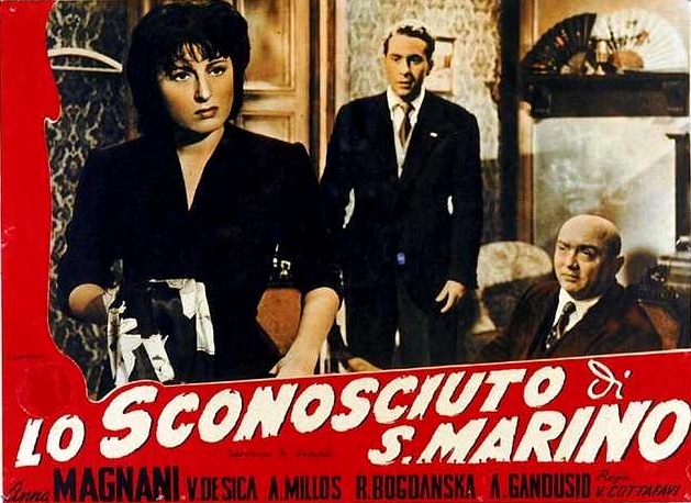 Locandina de "Lo sconosciuto di San Marino" di Michal Waszynski e Vittorio Cottafavi (1948)