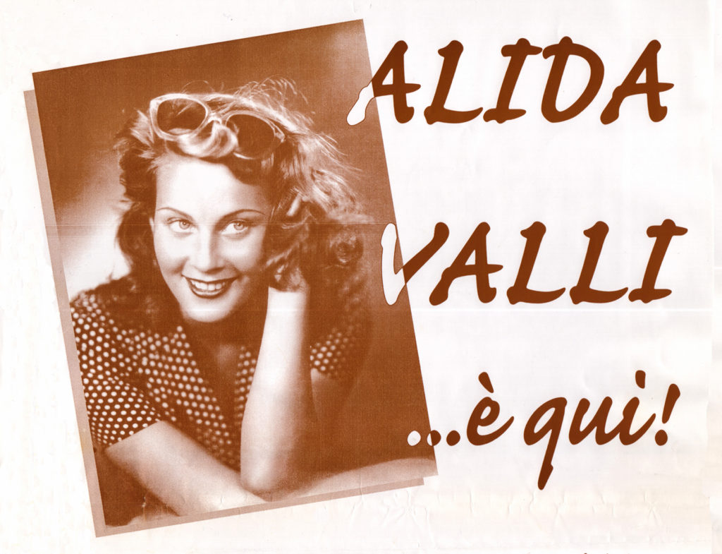 L'archivio di Alida Valli depositato al Centro Sperimentale di Cinematografia di Roma