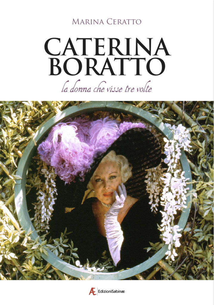 La copertina del libro di Marina Ceratto, "Caterina Boratto la donna che visse tre volte" (Edizioni Sabinae, 2015)