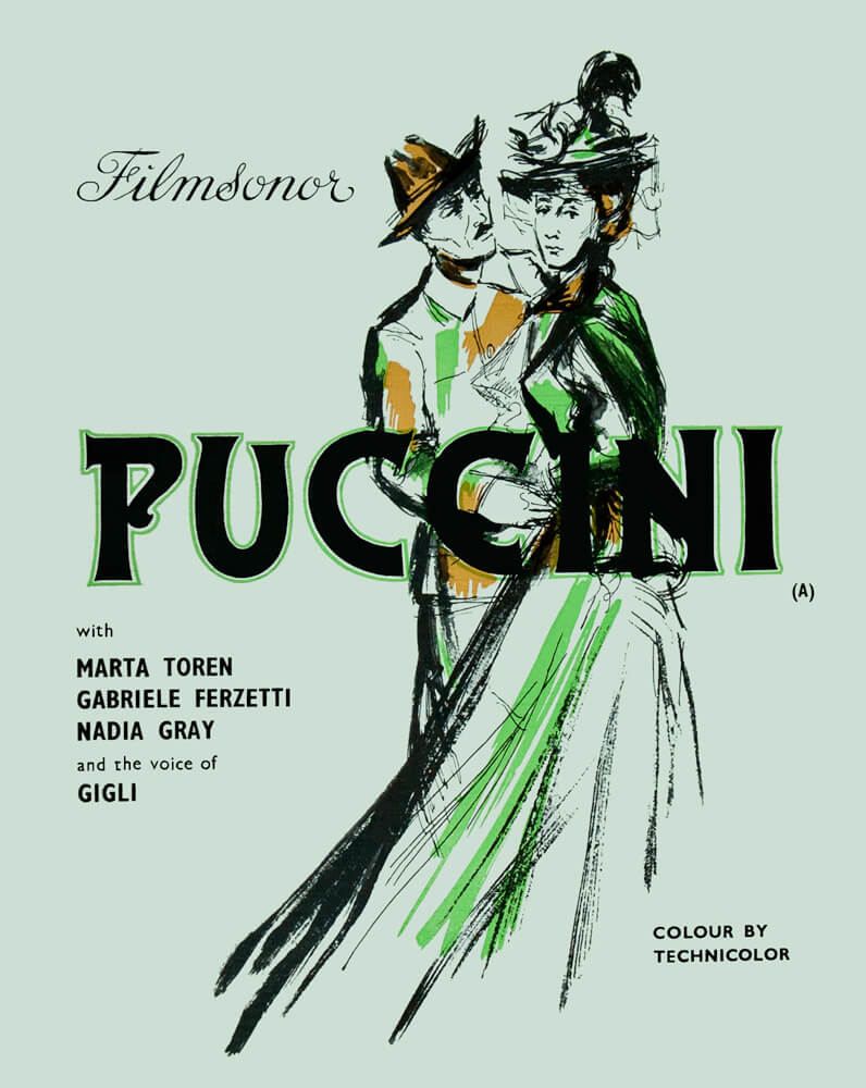 Mostra iconografica Pressbook - Puccini 1953