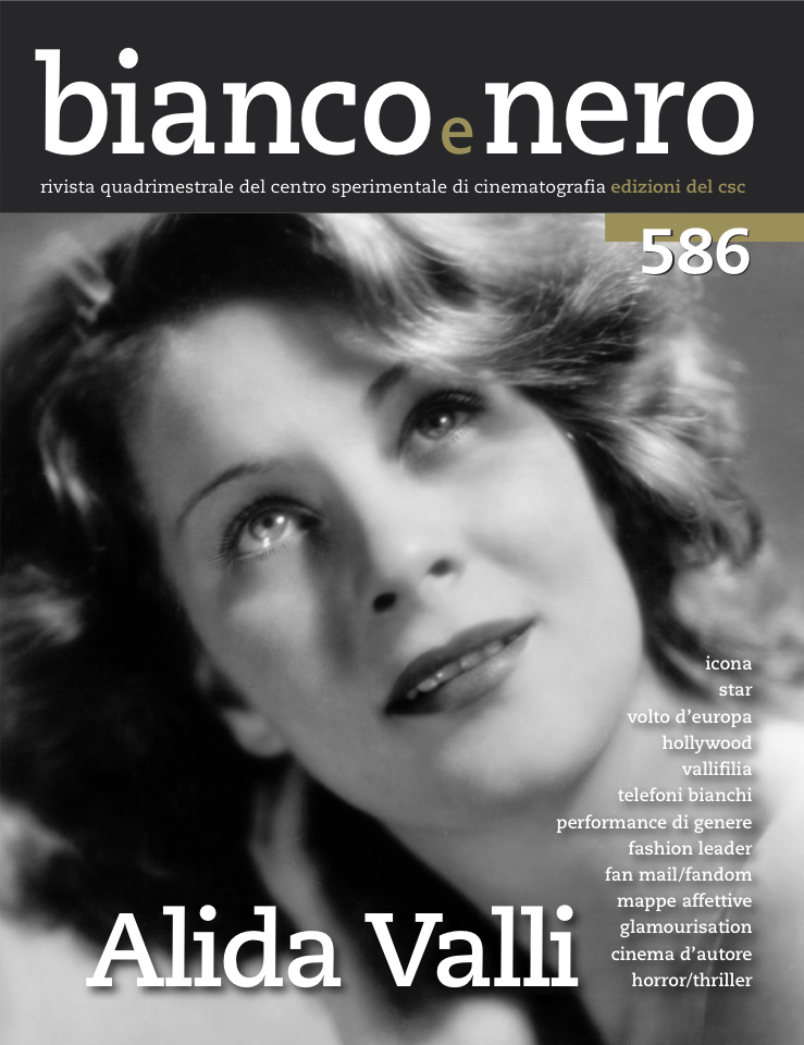 Copertina Bianco e Nero N. 586 con Alida Valli