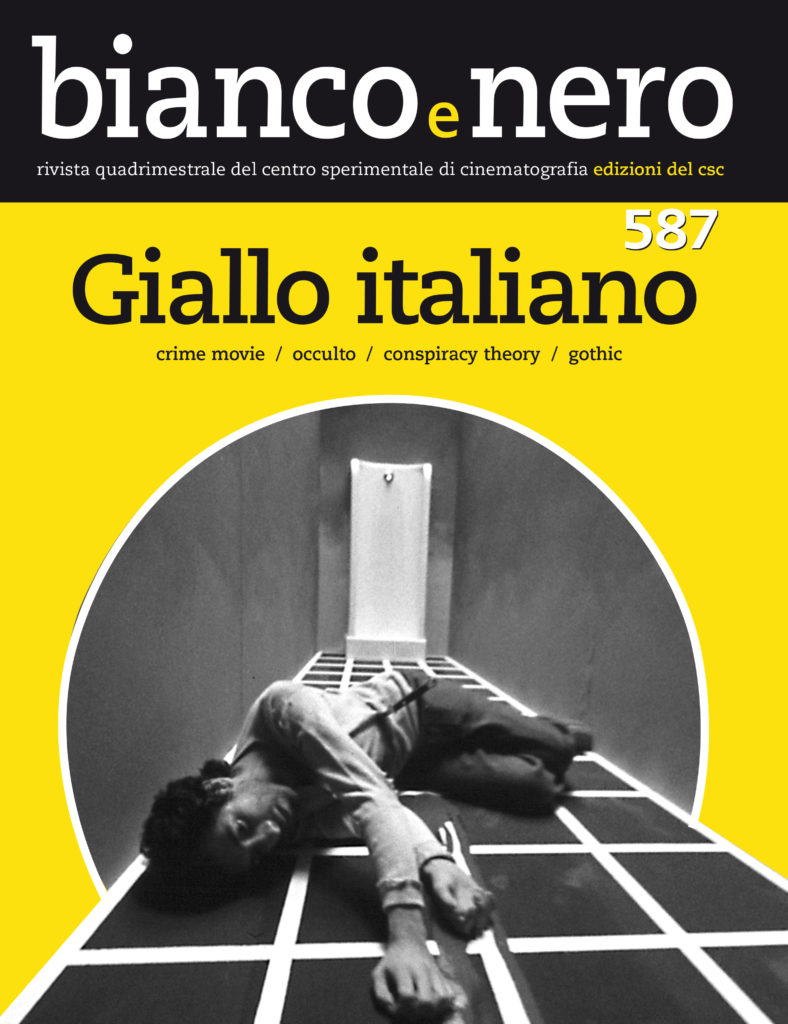 La copertina del numero 587 di «Bianco e Nero», dedicato al giallo italiano