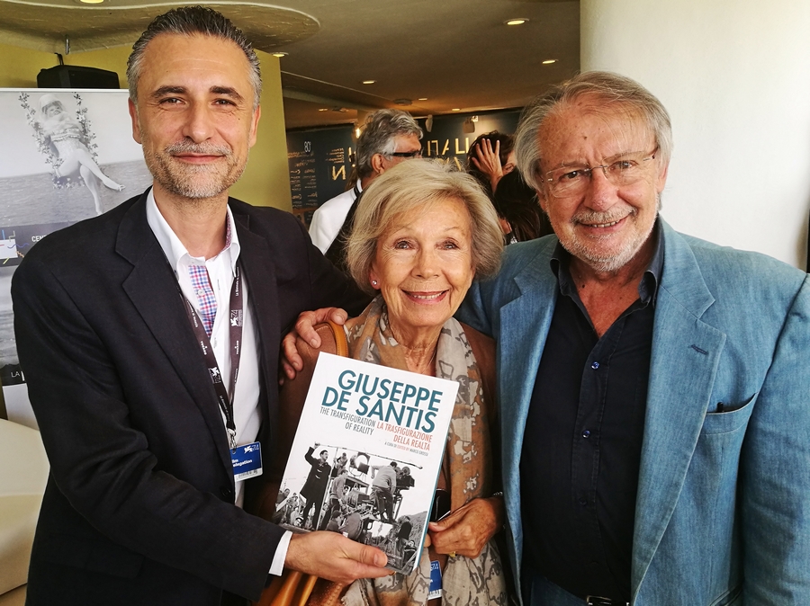 Marco Grossi, Gordana Miletic De Santis e Felice Laudario presentano la riedizione ampliata del volume dedicato a De Santis dal CSC