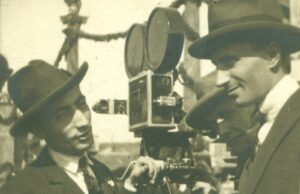 Curt Courant e Alfredo Donelli sul set di "Quo vadis "1924