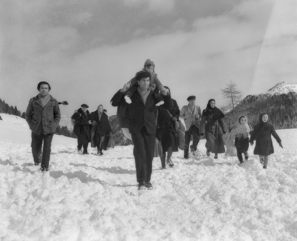 Il cammino della speranza, Pietro Germi (1950). Foto di Ermanno Consolazione. Archivio Fotografico CSC - Cineteca Nazionale