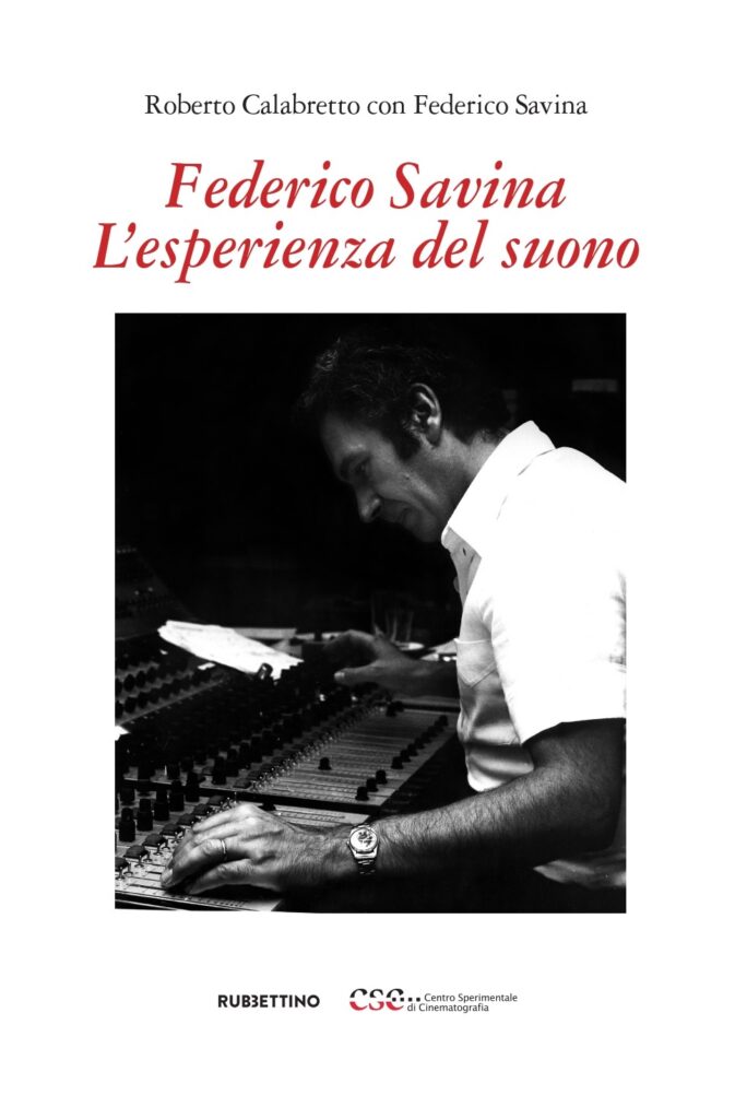 Copertina del volume "Federico Savina. L'esperienza del suono"