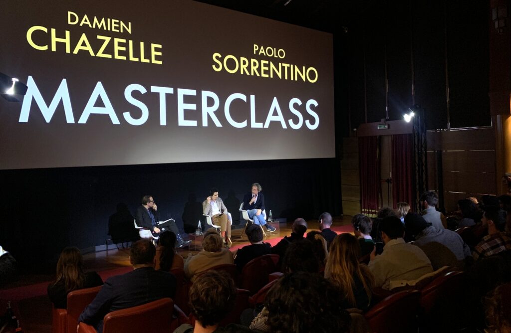 Masterclass Damiel Chazelle - Paolo Sorrentino, Roma, 16 gennaio 2023