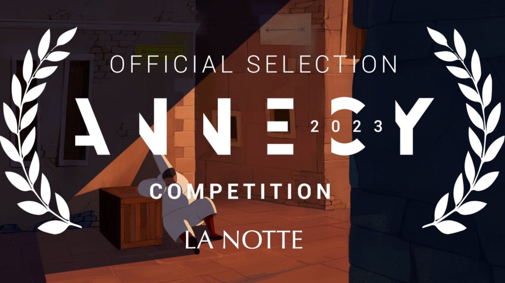 Il CSC Animzione in concorso ad Annecy 2023 con "La notte"