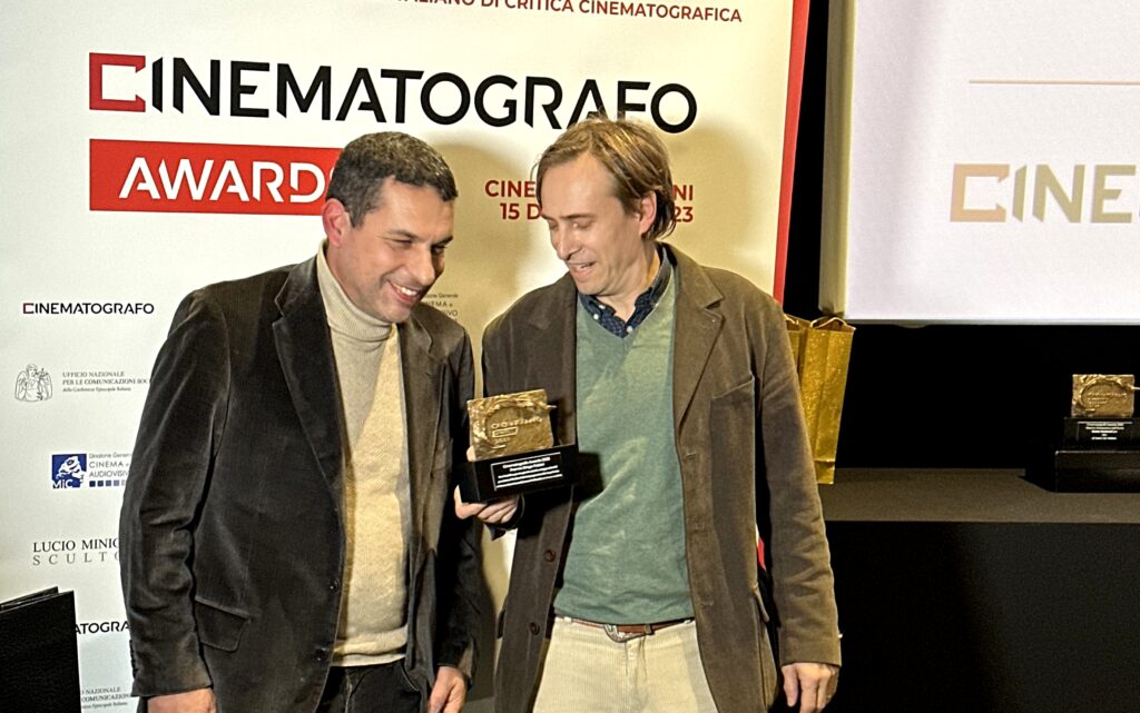 Domenico Monetti e Luc Pallanch vincono Il Cinematografo award per il libro "Per i soldi o per la gloria"